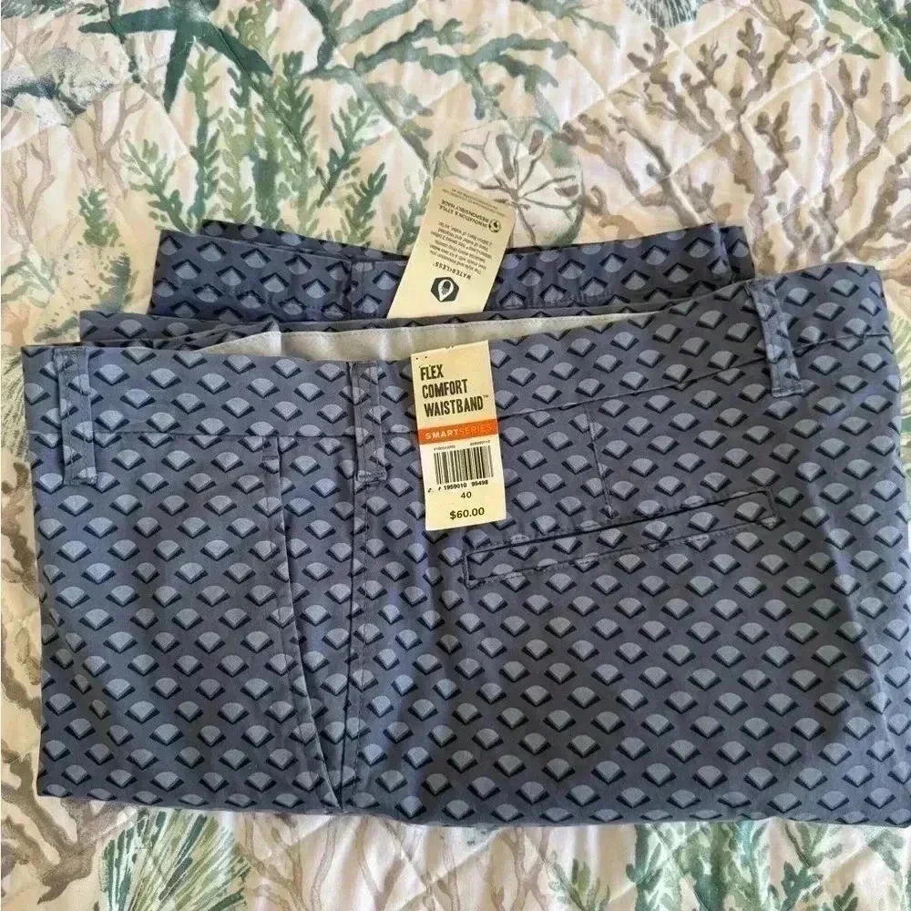 NWT Men’s Dockers Ultimate Short Supreme Flex /Vintage Indigo Blue SZ 44 and 40 - Picture 6 of 9